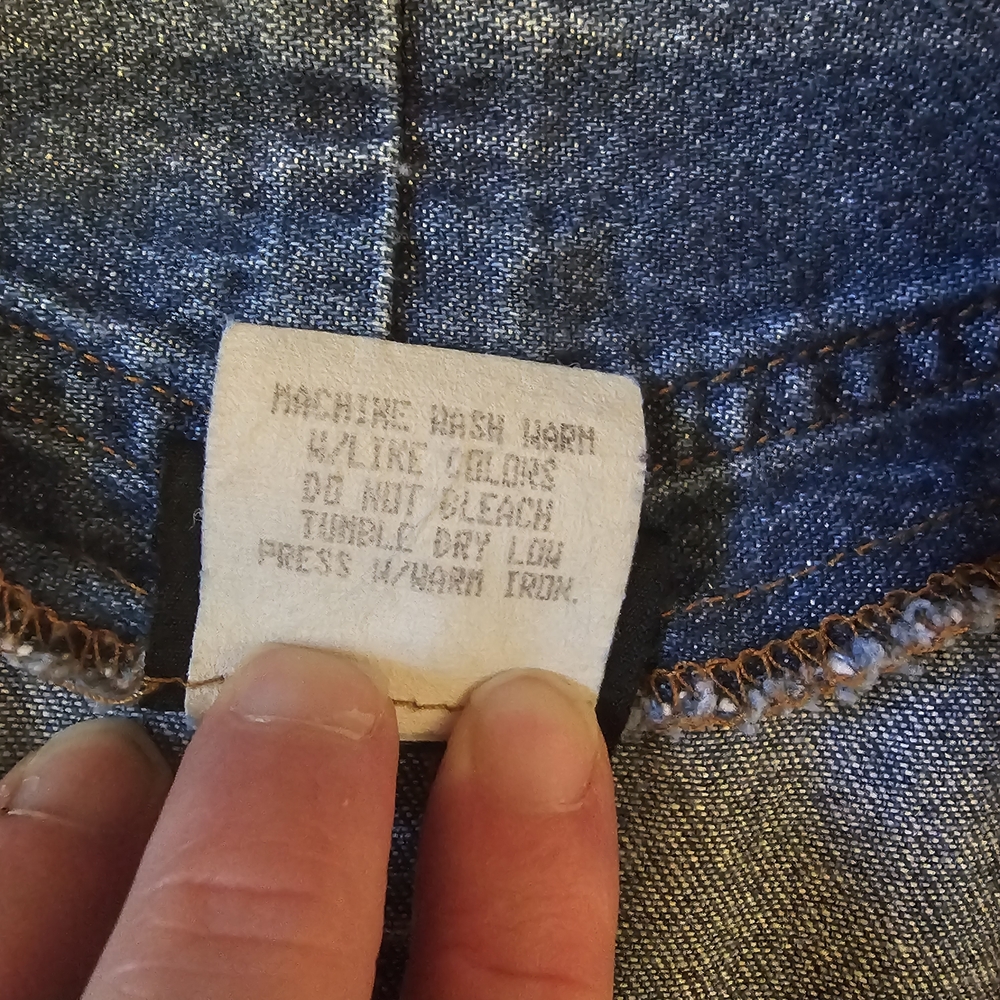Vintage Studio Blue Denim Pencil Skirt Size 10 - Picture 4 of 8